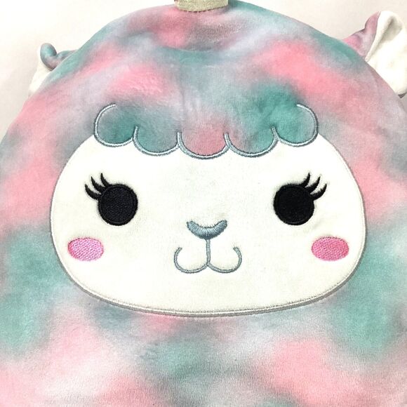 Kellytoy-Squishmallow-Winona Alicorn/Llama -Pastel Pink/Blue Swirled - 14" Plush - Picture 7 of 11